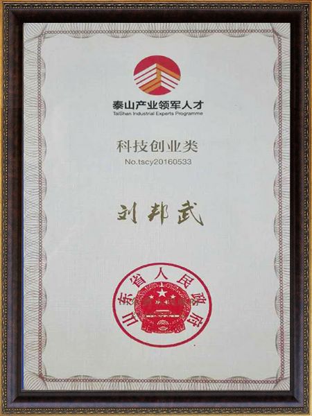 泰山產(chǎn)業(yè)領軍人才